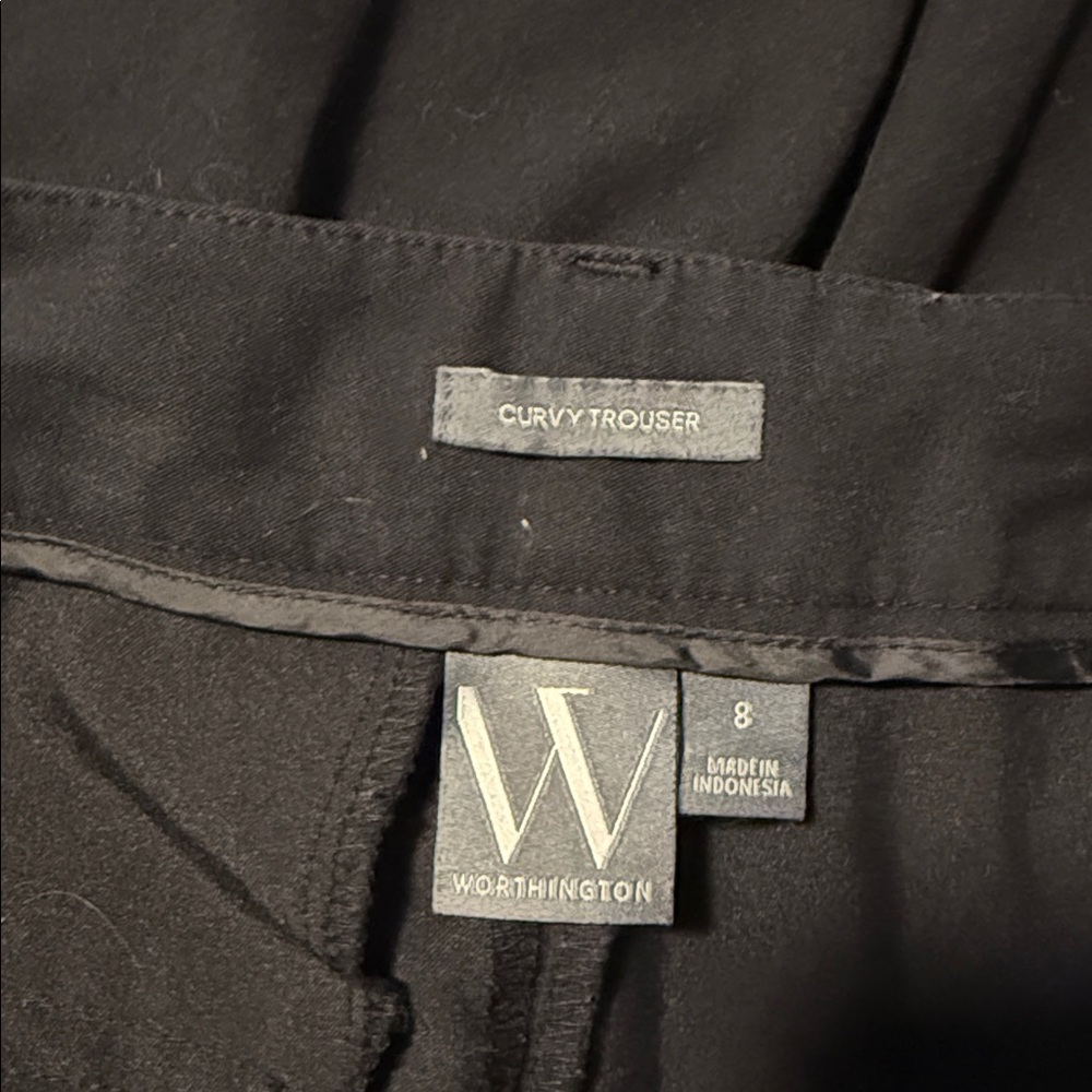 Worthington Black Curvy Trousers - Picture 3 of 3